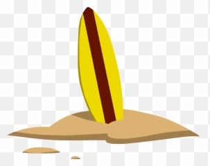Random Icons - Surfboard In Sand Clipart Full Size Png Surfboards In Sand Vector,Sand Clipart Png