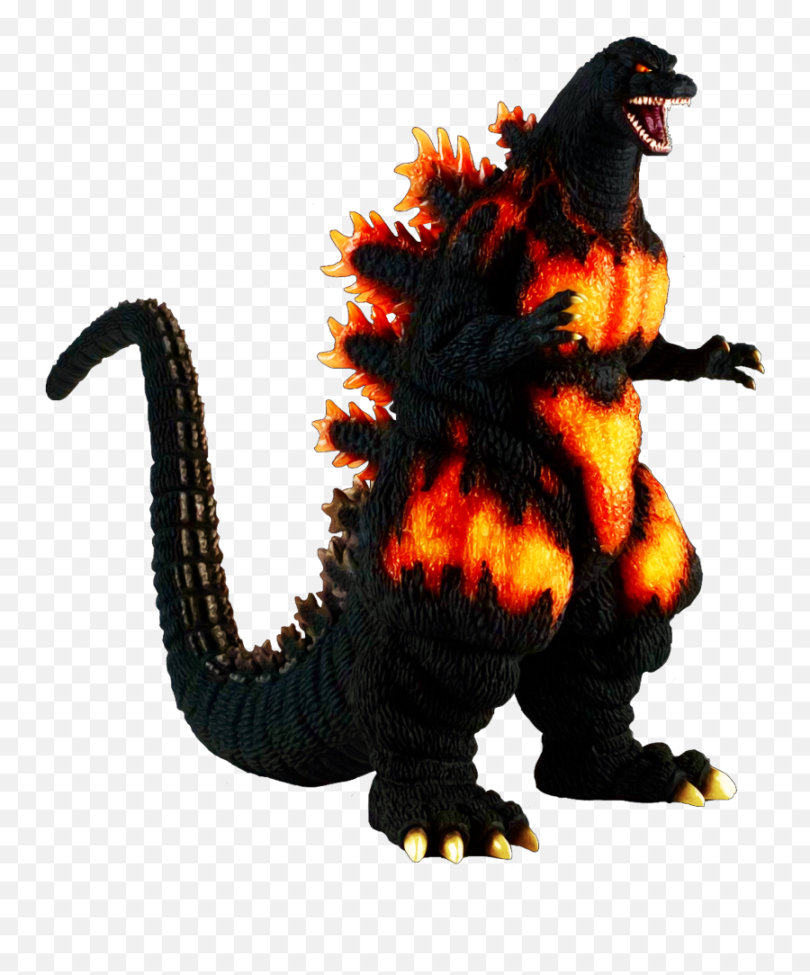 Godzilla1995 Heiseigodzilla Sticker By Skysnowdwarf - Burning Godzilla 1995 Png,Godzilla Png