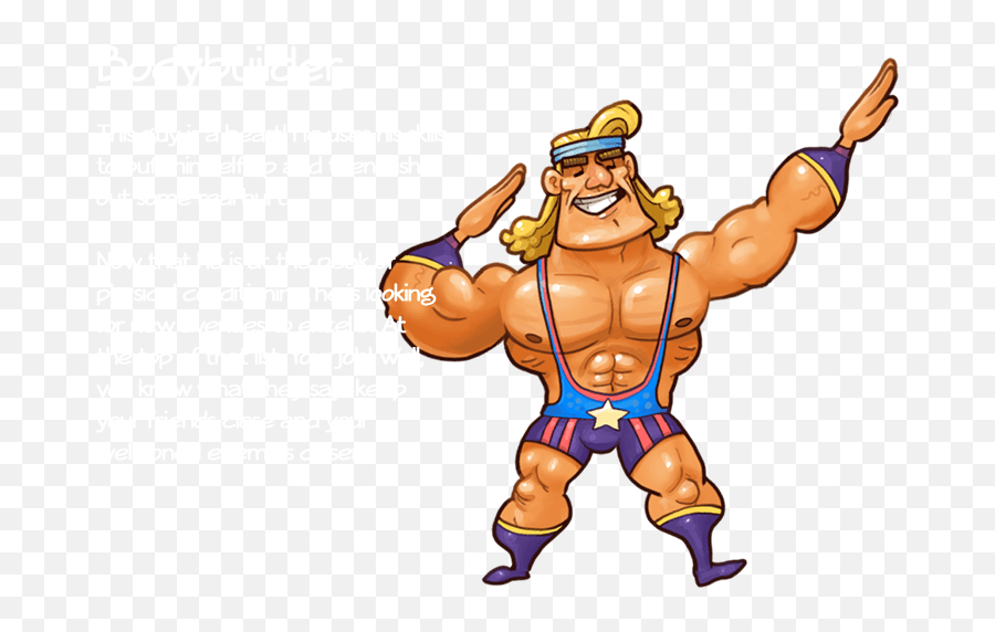 Fitness Clipart Bodybuilding - Citizen Of Earth Characters Png,Bodybuilder  Png - free transparent png images 
