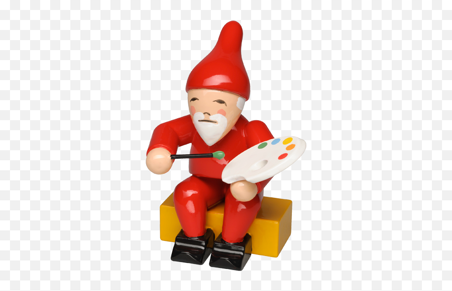 Wendt And Kuhn Gnome With Brush - Paintbrush Png,Gnome Child Png
