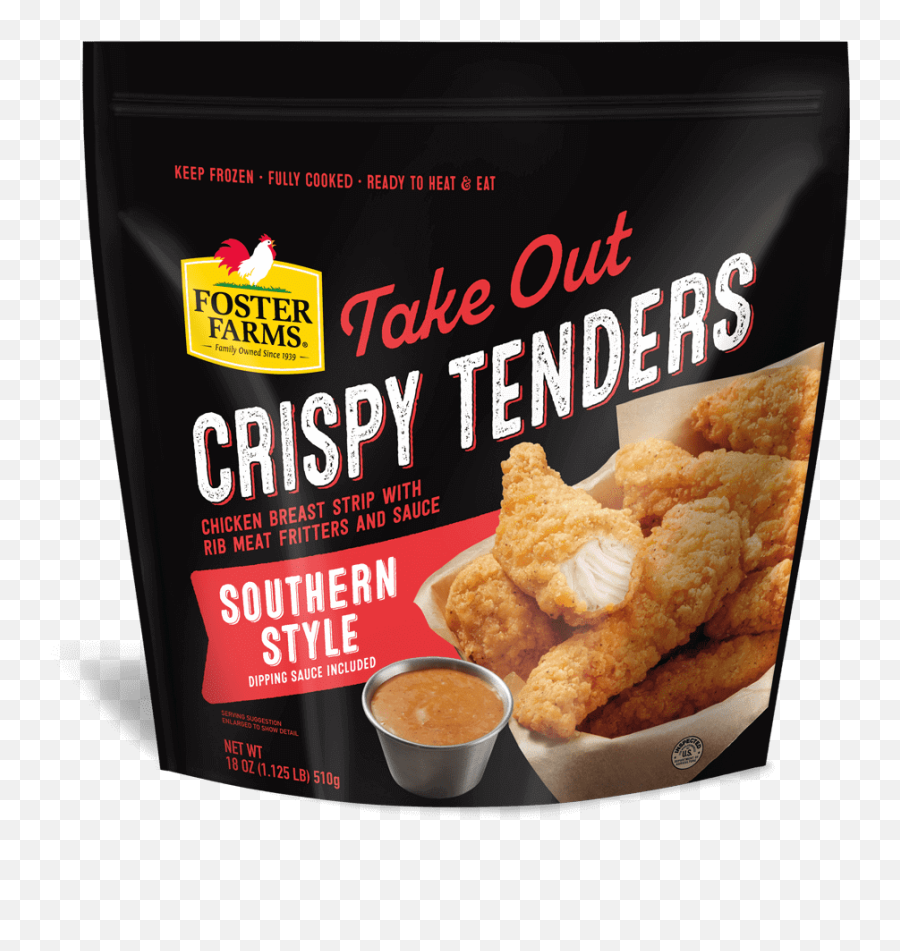 Southern Style Take Out Crispy Tenders - Foster Farms Crispy Wings Png,Chicken Tenders Png