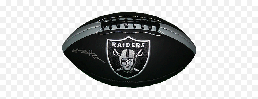 Antonio Brown Autographed Oakland Raiders Full Size Logo Football Jsa - Las Vegas Raiders Iphone Png,Antonio Brown Png