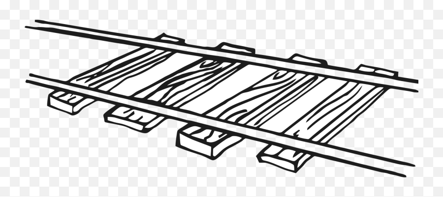 Railroad Clipart Png - Railroad Tracks Drawing Easy,Railroad Png