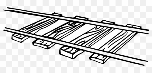 Railroad Clipart Png - Railroad Tracks Drawing Easy,Railroad Png