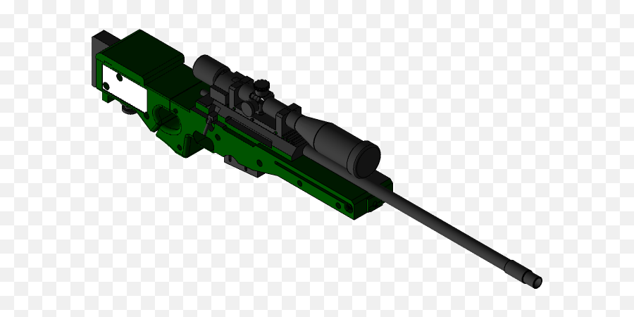 Awp Sniper 3d Cad Model Library Grabcad - Horizontal Png,Awp Png