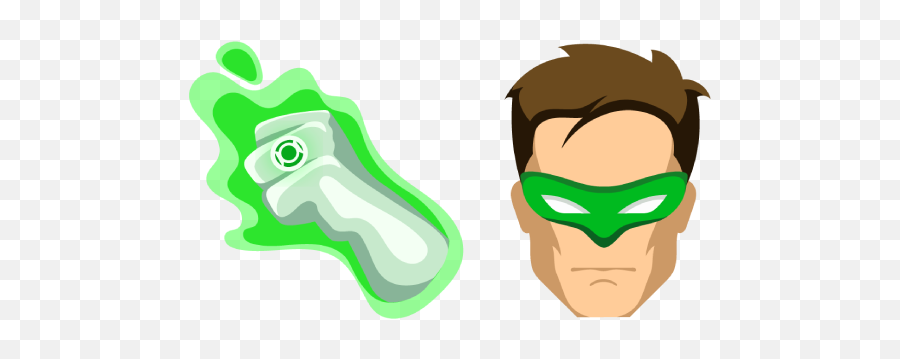 Green Lantern Cursor U2013 Custom Browser Extension - Illustration Png,Green Lantern Transparent
