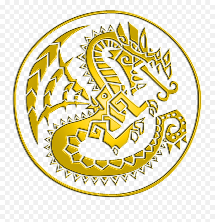Yellow Dragon Logo - Logodix Monster Hunter Generations Ultimate Pattern Png,Skyrim Dragon Logo