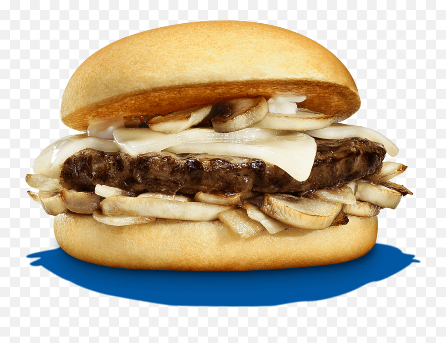 Whiskey Onions U0026 Mushroom Burger Ball Park Brand - Mushroom Burger Png,Hamburgers Png