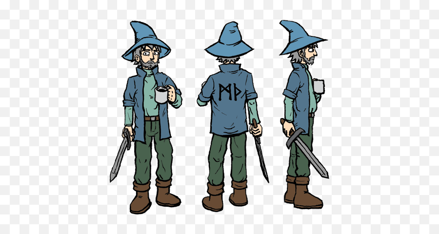 Wizard Hat - Wizard Hat Model Hd Png Download Original Character Turnaround Sheet Wizard,Wizard Hat Transparent
