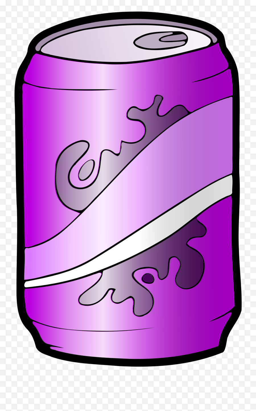Can Clipart Soda Transparent Free For Download - Purple Soda Can Png,Soda Can Png