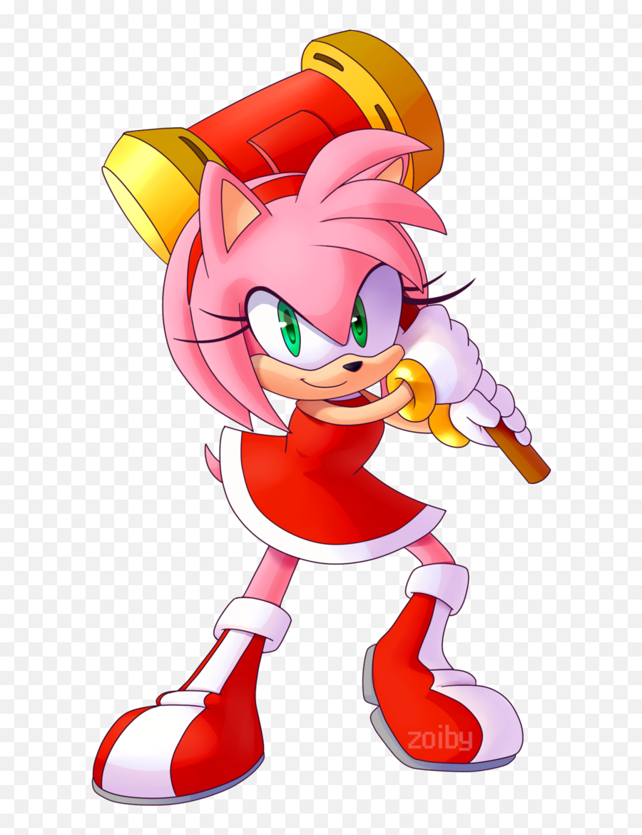 My Favorite Video Game Character - Amy Rose Full Size Png Amy Rose From Sonic The Hedgehog,Video Game Character Png