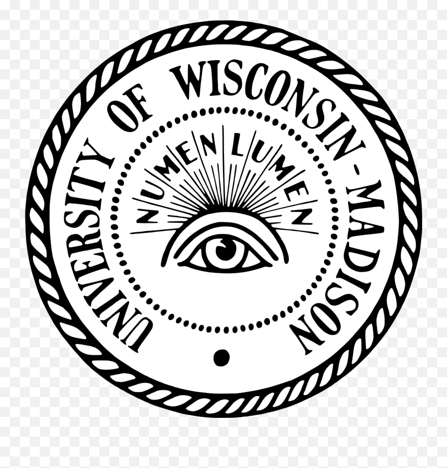 University Of Wisconsinu2013madison - Wikipedia University Of Wisconsin Seal Png,Pinterest Logo No Background