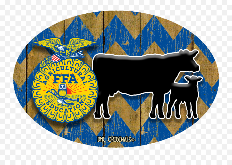 Ffa Cow Calf Decal - Cow Png,Ffa Emblem Png