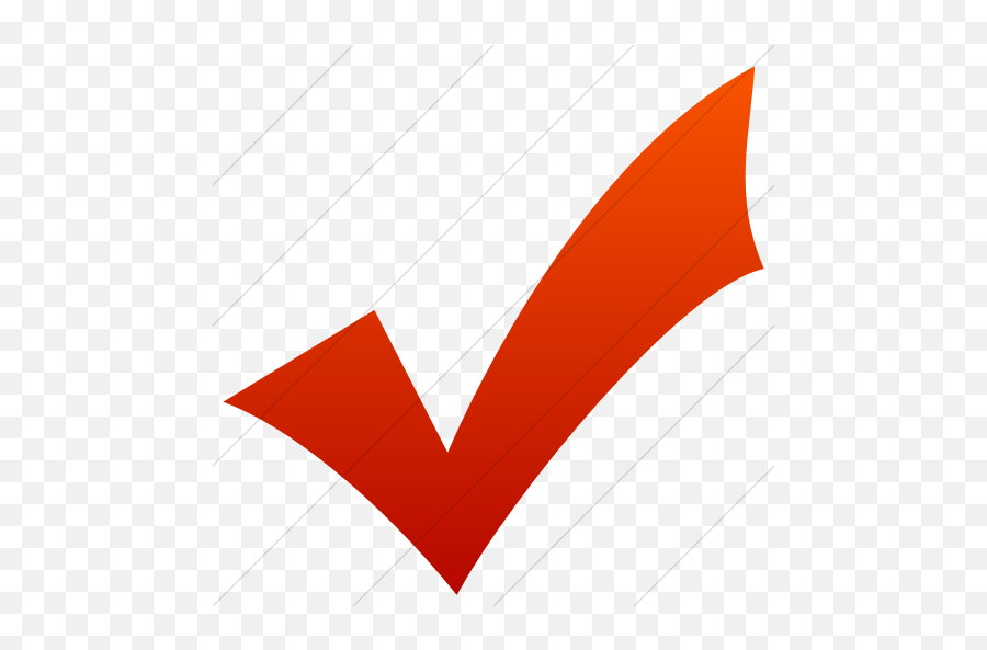 Iconsetc Simple Red Gradient Classica Check Mark Icon - Red Tick Mark Png,Check Marks Png