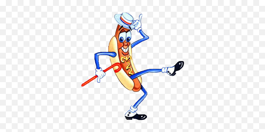 Dancing Hotdog Happy Hot Pictures Png - Hot Dog Party Clipart,Transparent Hot Dog