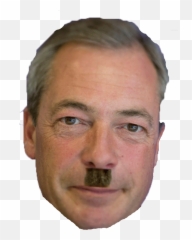 Nigel Farage Hitler Moustache - With png