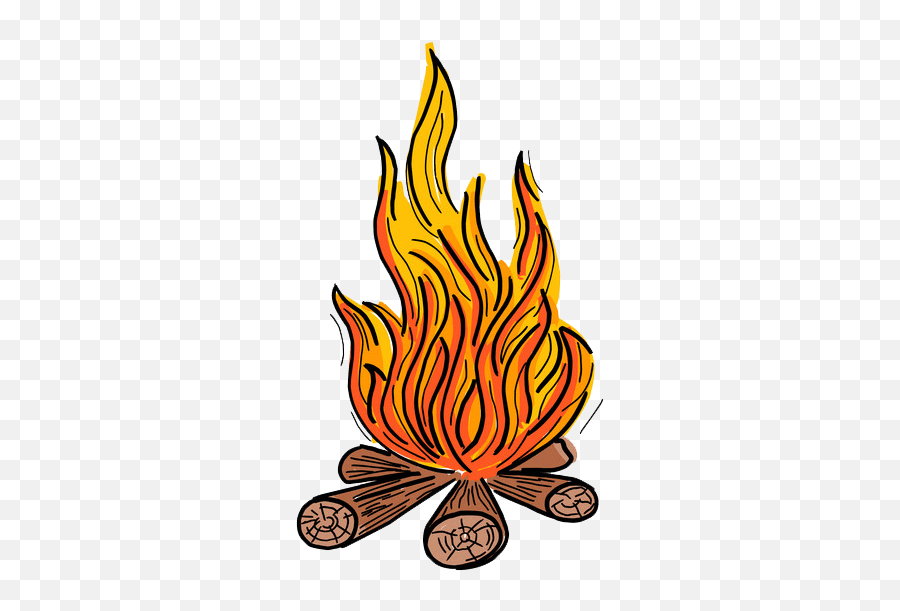 Icon Campfire Clipart Transparent - Clipart World Vertical Png,Campfire Icon