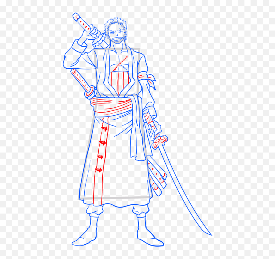 Learn How To Draw Rononoa Zoro One Piece Easy To Draw Standing Png Zoro Icon Free Transparent Png Images Pngaaa Com