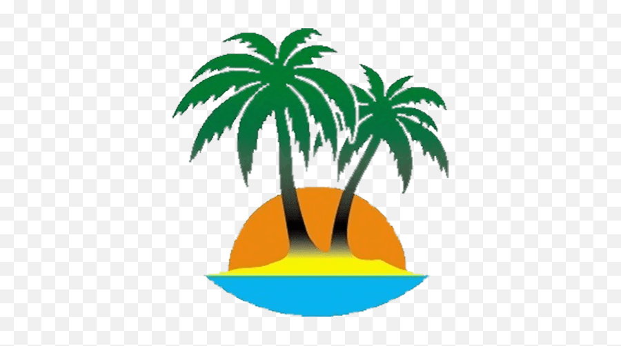 Palm Trees Logo 7 - Malibu Rum Logo Png,Palm Tree Logo