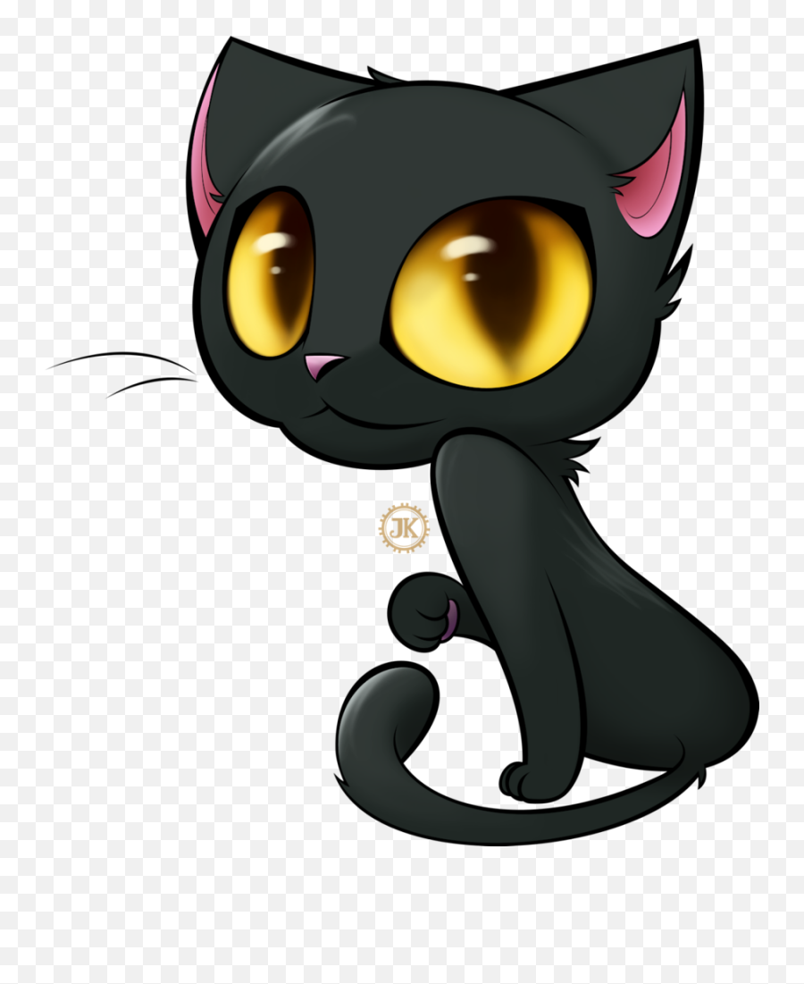 Black Cat & Blue Fish . Black Cat & Blue Fish stock, Cute Black Cat Anime  HD wallpaper | Pxfuel