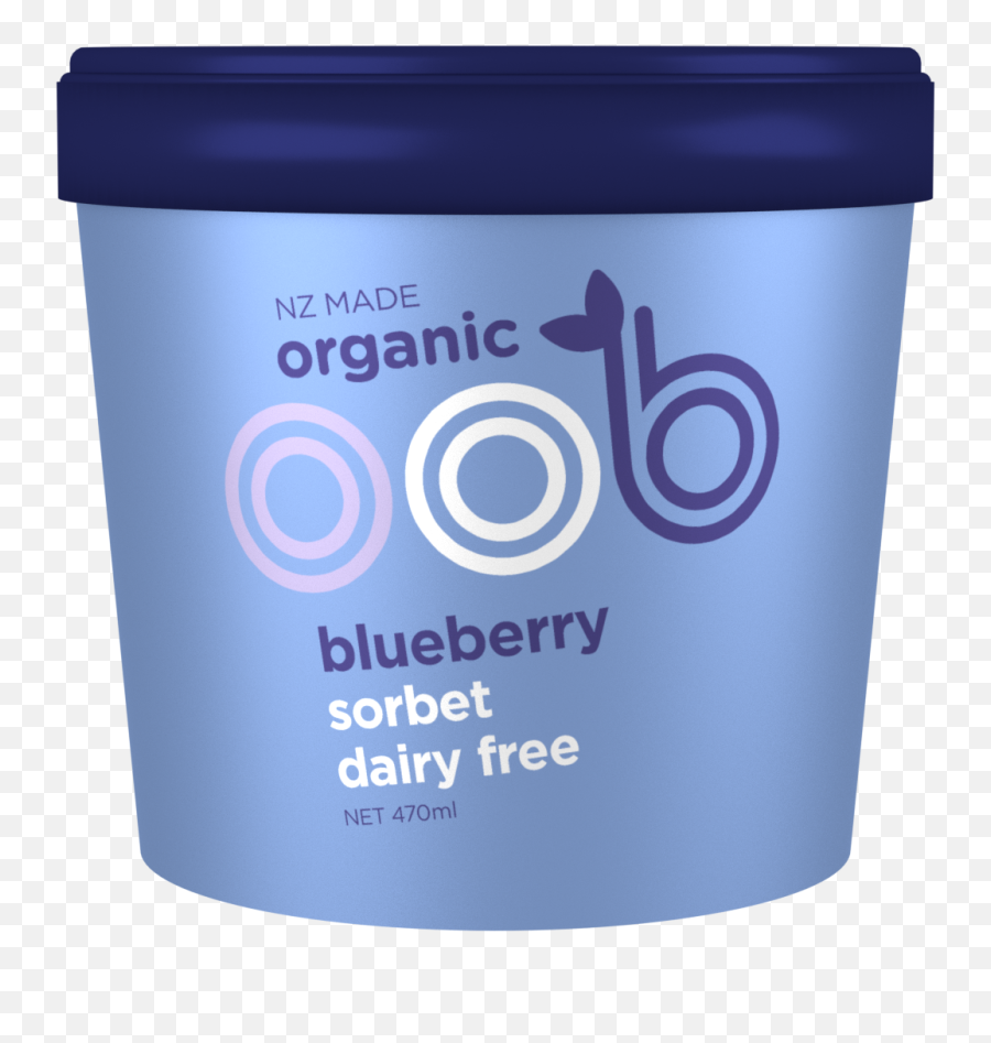 Blueberry Sorbet U2014 Oob Organic - Blueberry Sobert Dairy Free 470ml Png,Blueberry Text Icon