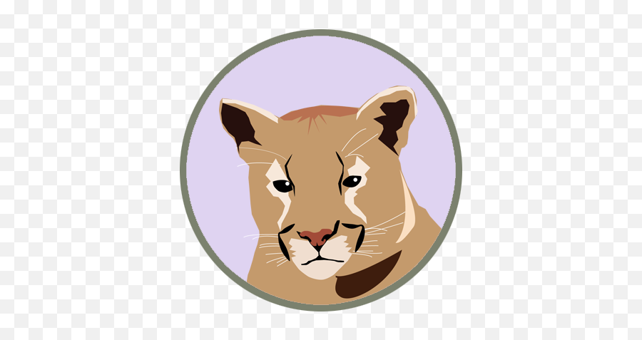 Download Mtn Lion Icon - Cartoon Png Image With No Big,Lion Icon Png
