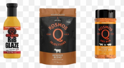 Kosmou0027s Q - BBQ Injections Rubs Marinades Sauces u0026 Rib Glazes png