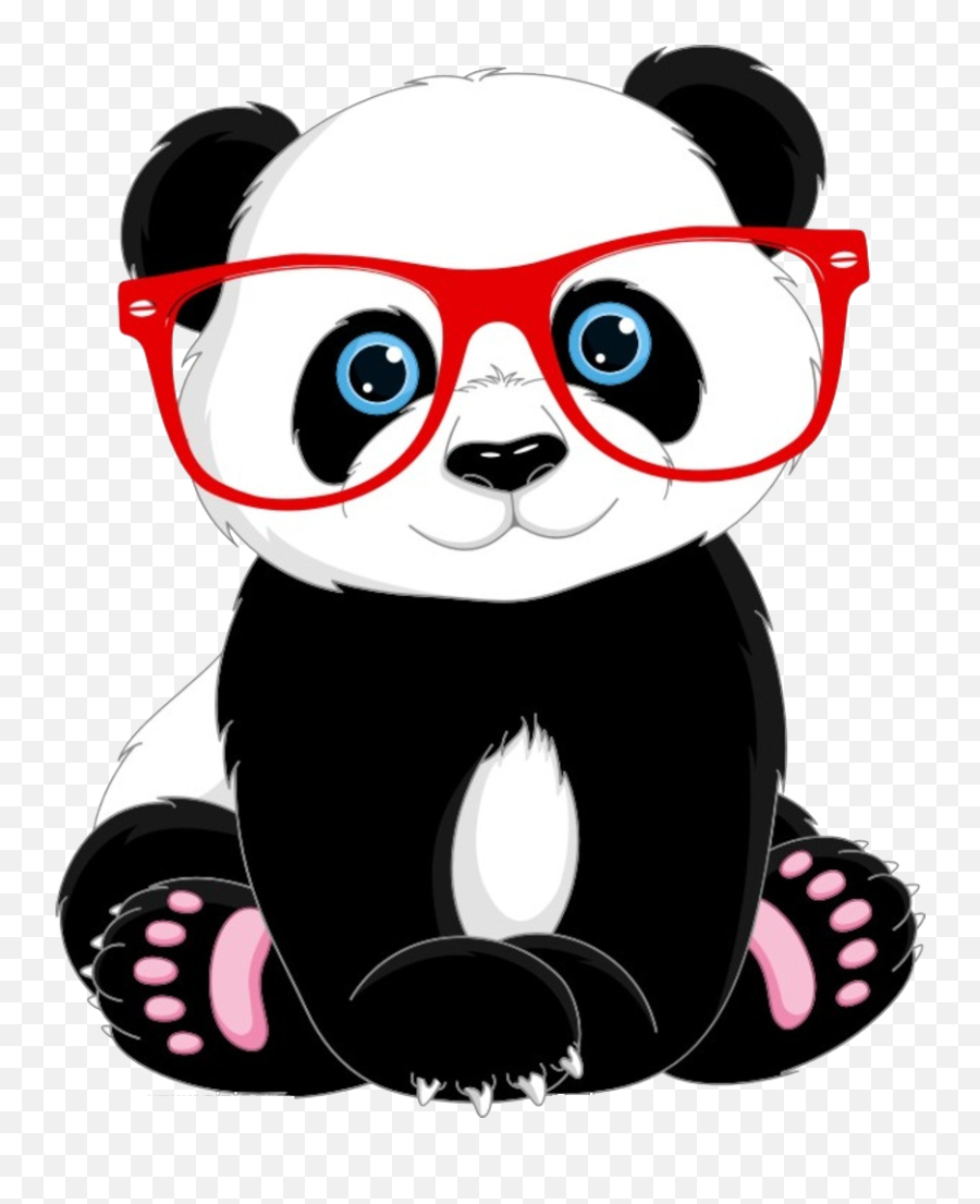 Giant Panda Cartoon Illustration - Cartoon Cute Panda Bear Png,Cute Panda Png