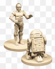Swi11 13 Plastic C3po R2d2 - Imperial Assault R2d2 U0026 C3po Star Wars Imperial Assault R2 D2 C 3po Ally Pack Png,R2d2 Png