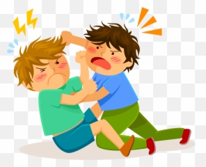 Fights Clip Arguing Transparent Png - Hitting Clipart,Fighting Png