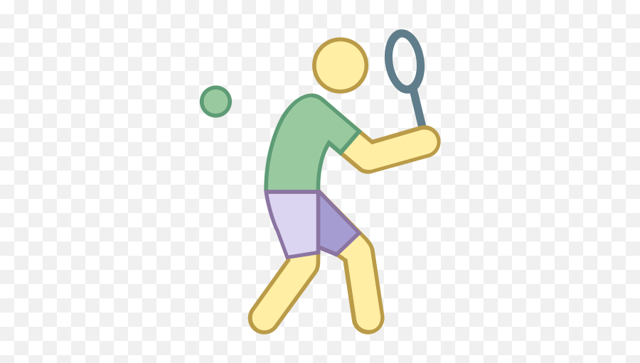 Tennis Player Icon In Office L Style - For Tennis Png,Tennis Icon Transparent