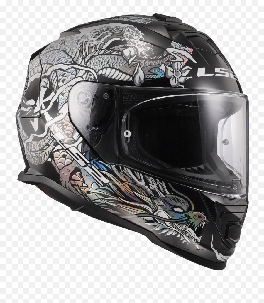 Warrior - Krome Silver Black Assault Ls2 Usa Motorcycle Helmet Png,White Icon Helmets