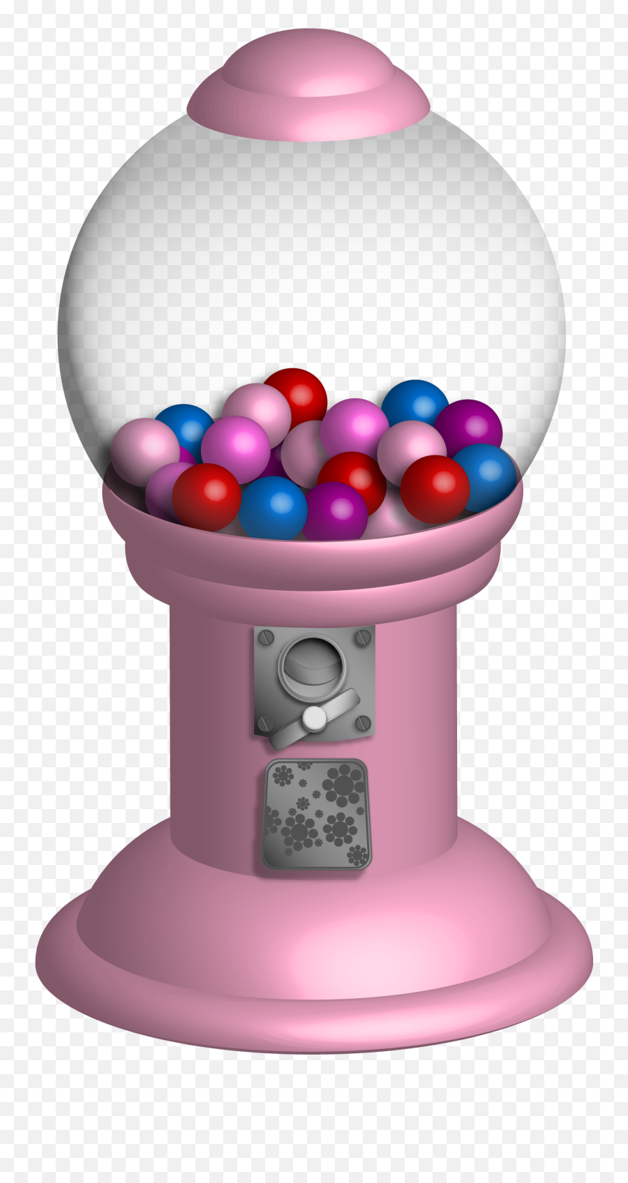 Download Pink - Bubble Gum Machine Transparent Clipart Bubble Gum Machine Pink Png,Bubblegum Png