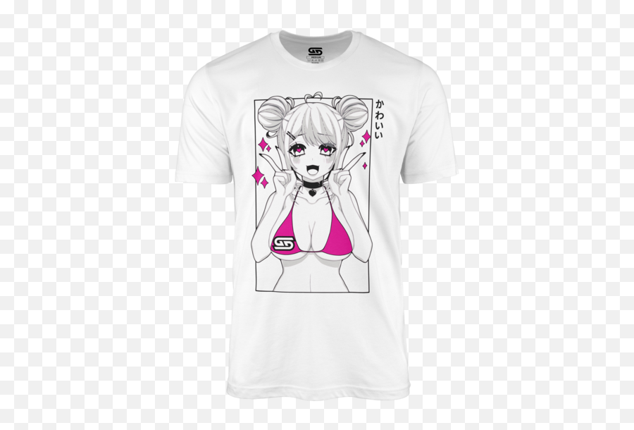 Waifu Shirt S25 Suki Gamersuppsgg - Supervillain Png,Lewd Icon