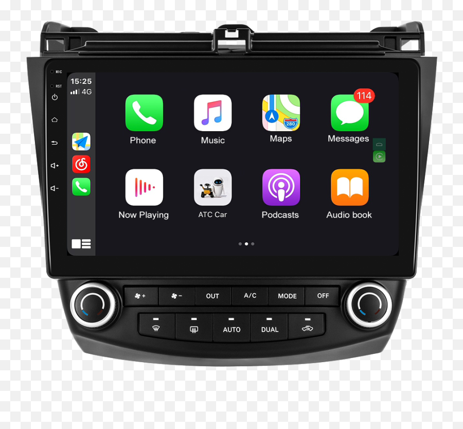 For 03 - 07 Honda Accord Android 101 Car Radio Mp5 Stereo Gps Double Din Apple Carplay Png,Verizon Missed Call Icon