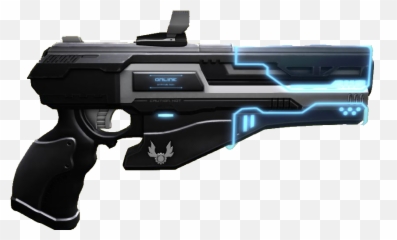 Transparent Laser Gun - Pistol Sci Fi Gun Png,Laser Gun Png