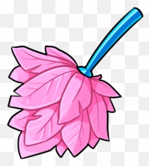 Pink Duster Clipart - Full Size 2517891 PinClipart Feather png