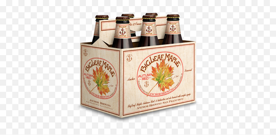 Bigleaf Maple Autumn Red Ale A Handmade Label For - Anchor Brewery Liberty Ale Png,Beer Transparent Background