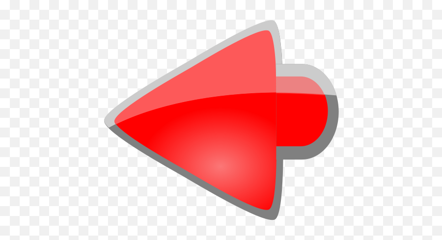 Free Clip Art Red Arrow Left Pointing By Symbolicm - Seta Animação Png,Red Down Arrow Icon