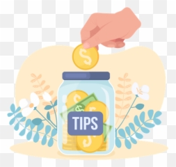 Jar Binks Icon - Download Line Style Giving Tip Vector png