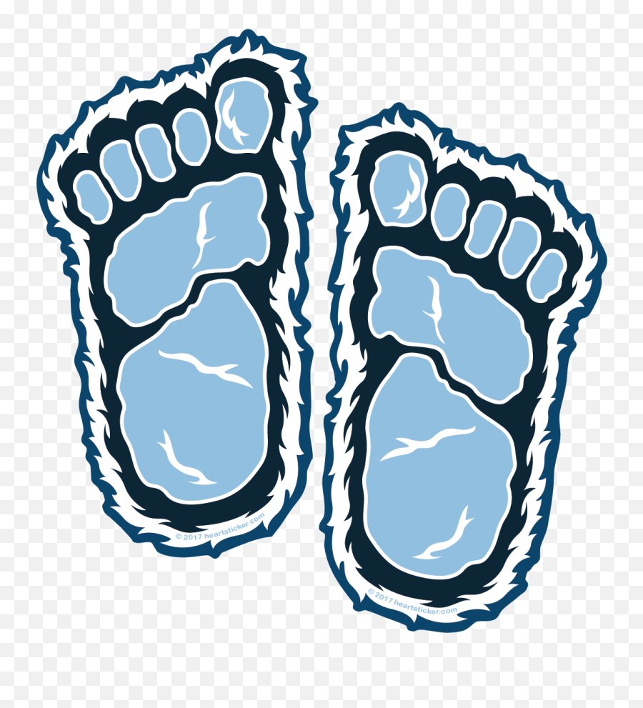 Footprint Drawing Free Download - Yeti Footprint Clipart Png,Footsteps Transparent Background