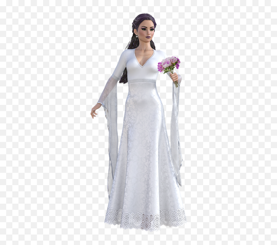 Women Wedding Flowers - Free Image On Pixabay Woman In Wedding Dress Png,Wedding Flowers Png