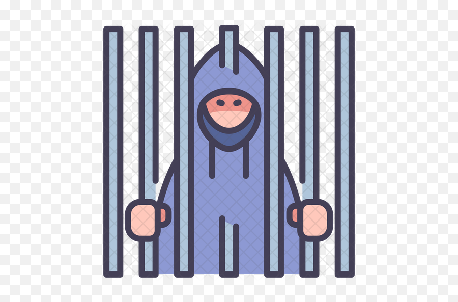 Hacker Prison Icon - Hacker In Jail Cartoon Png,Hacker Png