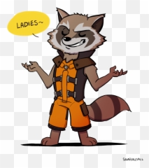 Rocket Raccoon Png Clipart - Rocket Racoon Drawing,Raccoon Png