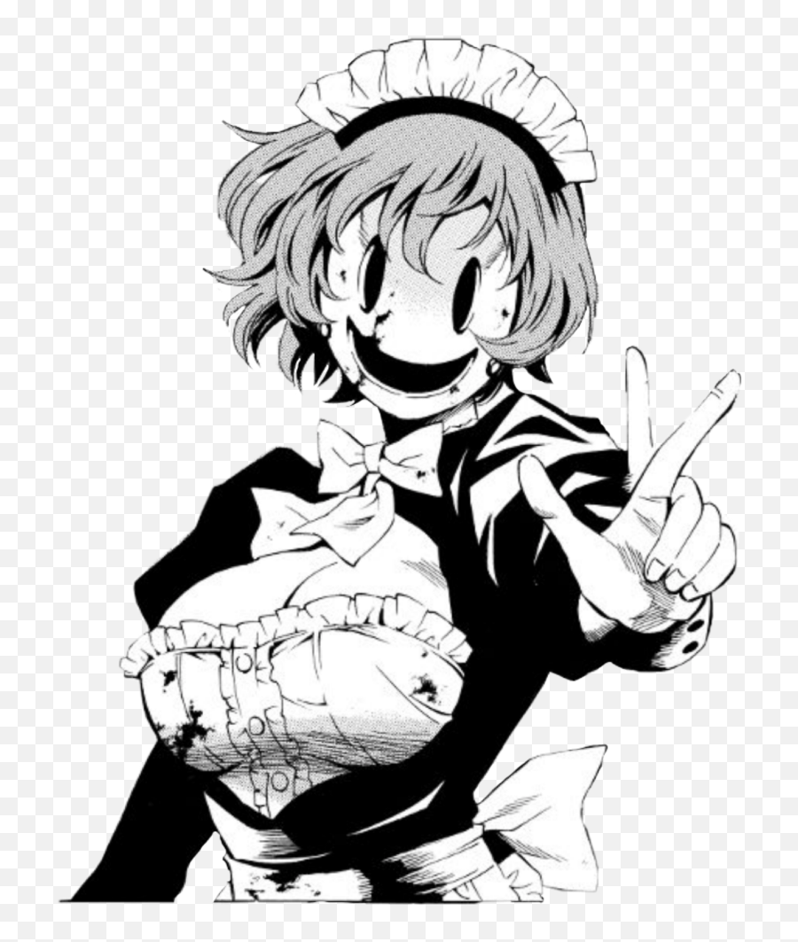 Anime - Black And White Anime Drawing Png,Sad Anime Girl Png