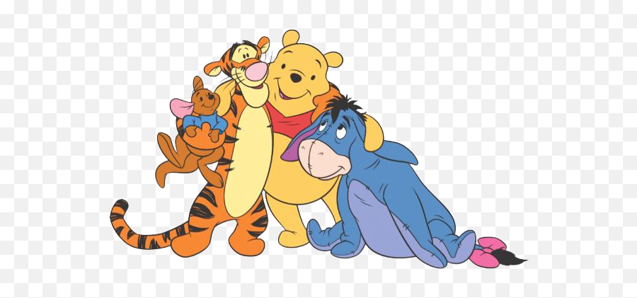 Download Winnie The Pooh Group Clipart - Tigro Winnie The Transparent Winnie The Pooh Group Png,Winnie The Pooh Transparent Background