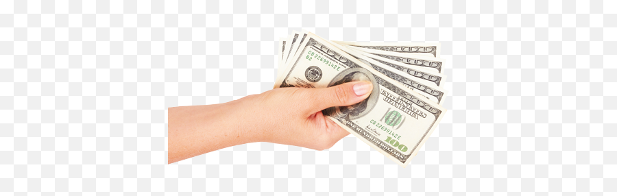 Hand Holding Money Png Transparent - 100 Dollar Bill,Hand With Money Png