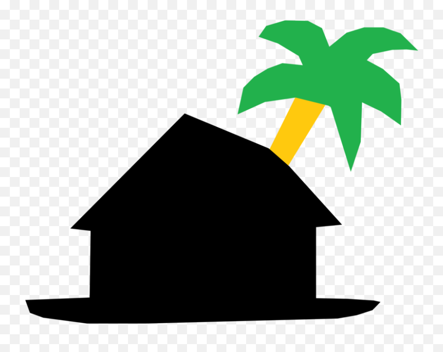 Plantleafarea Png Clipart - Royalty Free Svg Png Beach House Icon,Hut Png