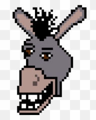 Download Donkey - Pixel Art Donkey Png Image With No Shrek Donkey Pixel Art,Donkey Png