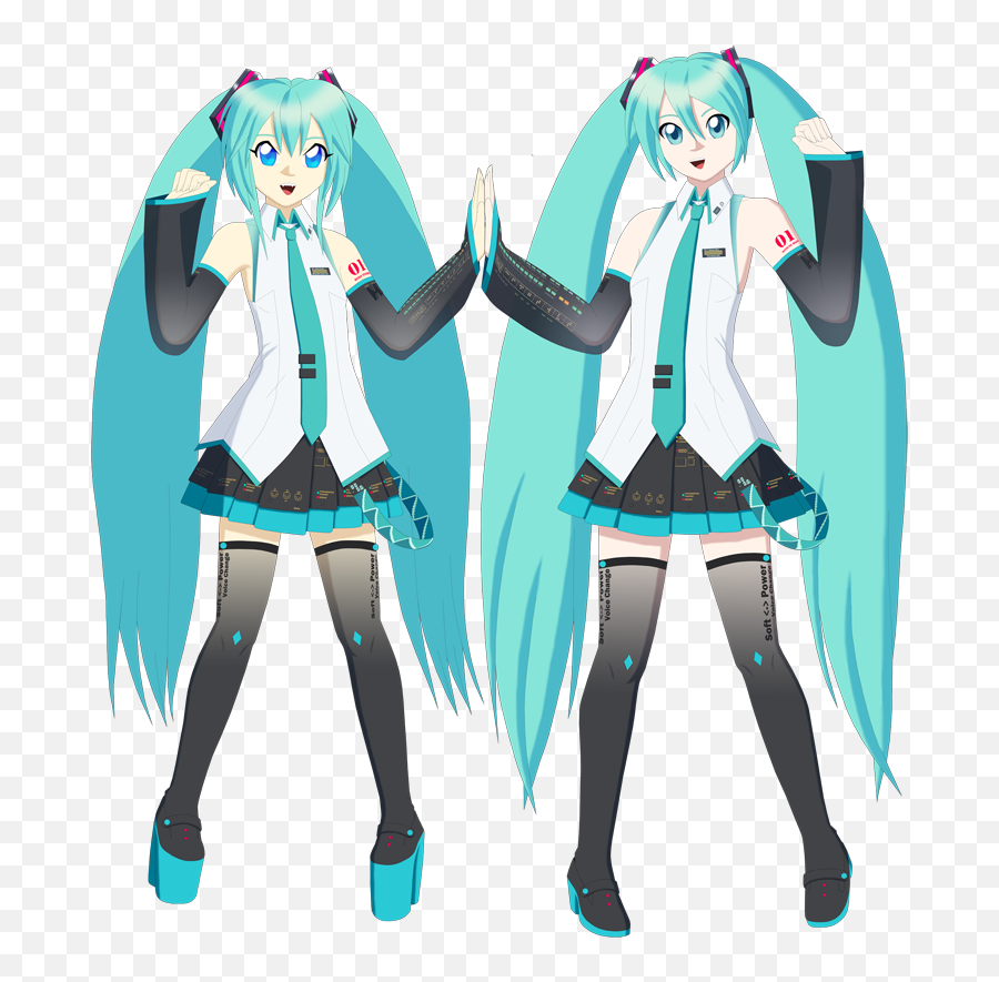 Reiko Tenshinu0027s Hatsune Miku 10th Anniversary Cosplay - Cartoon Png,Hatsune Miku Png